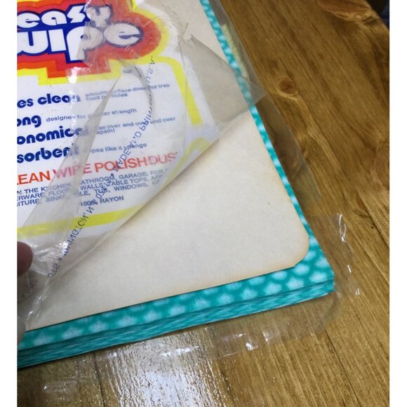 Vintage Easy Wipe Reusable Wiping Polish Cloths Towels Lot 2 10 Pack Rayon Prop - Picture 5 of 6